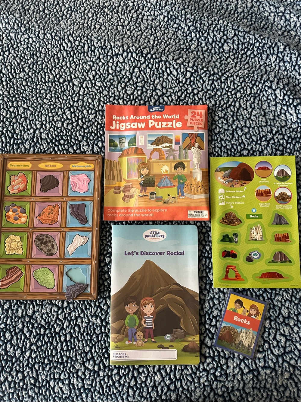 Let's Discover Rocks! Activity Set - Red
